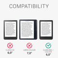 kwmobile Case compatible with Kobo Clara BW / Clara Colour / Tolino Shine (5) / Shine Color eReader Protective Cover
