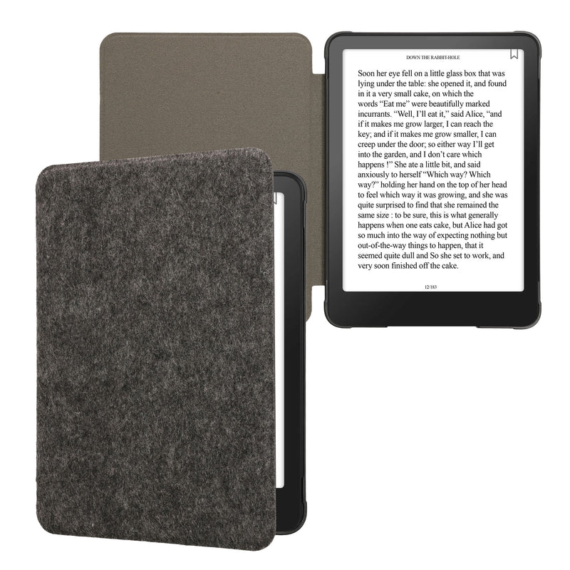 Felt Fabric Cover compatible with Amazon Kindle Paperwhite (2024)/Colorsoft