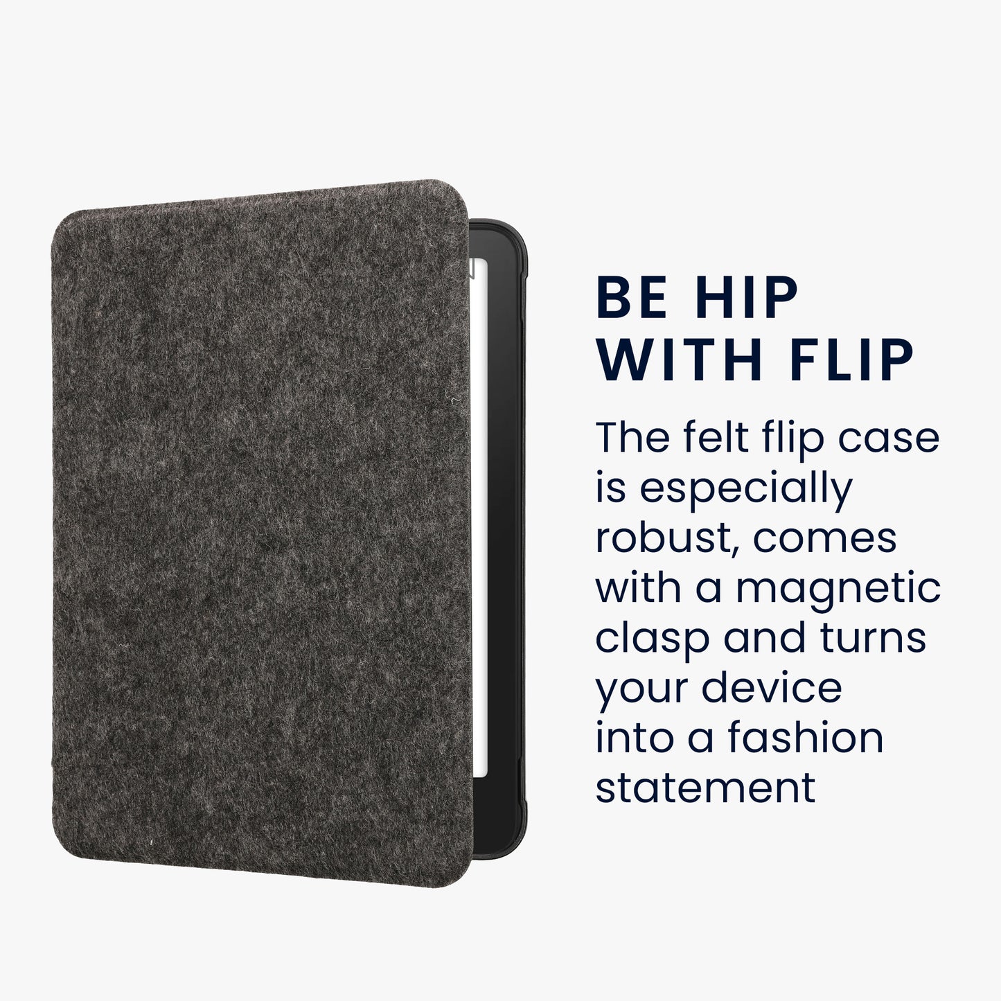 Felt Fabric Cover compatible with Amazon Kindle Paperwhite (2024)/Colorsoft