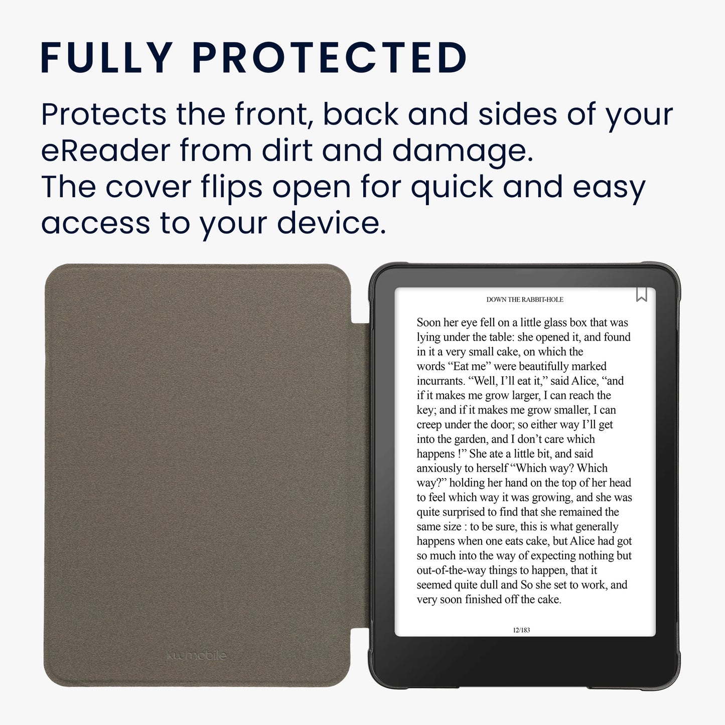 Felt Fabric Cover compatible with Amazon Kindle Paperwhite (2024)/Colorsoft
