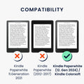 Felt Fabric Cover compatible with Amazon Kindle Paperwhite (2024)/Colorsoft