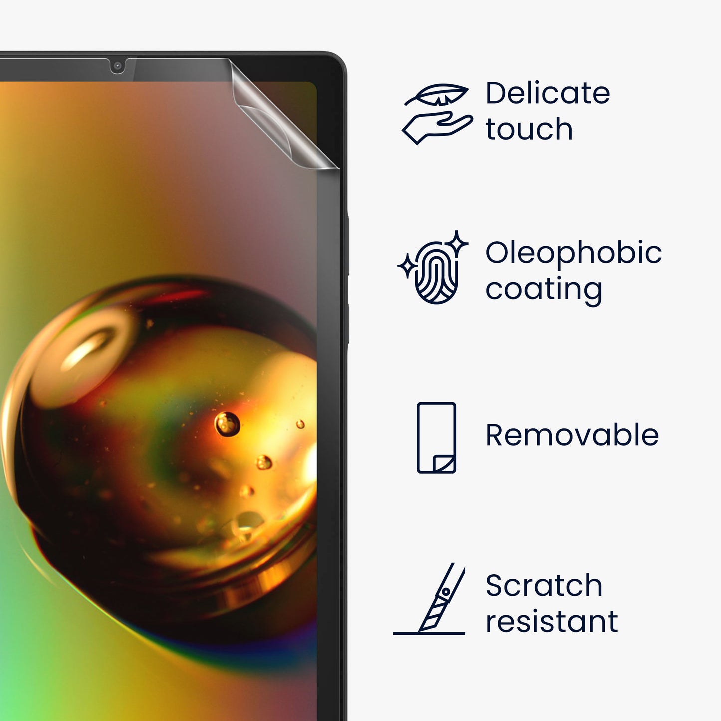 kwmobile Schutzfolie kompatibel mit Oppo Pad Air Full Screen Tablet