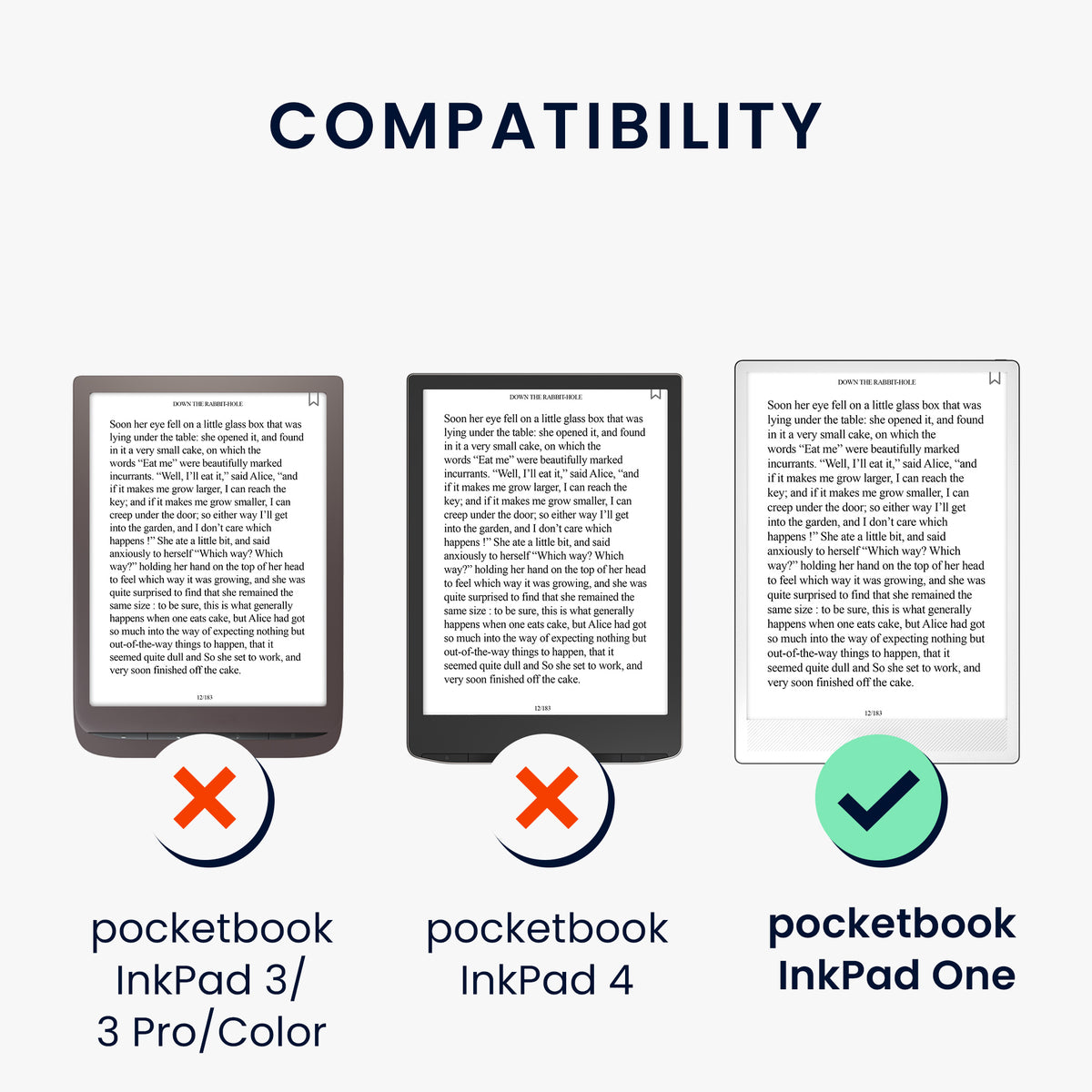 Pocketbook InkPad One eReader Klapphülle KWM0000244B002C