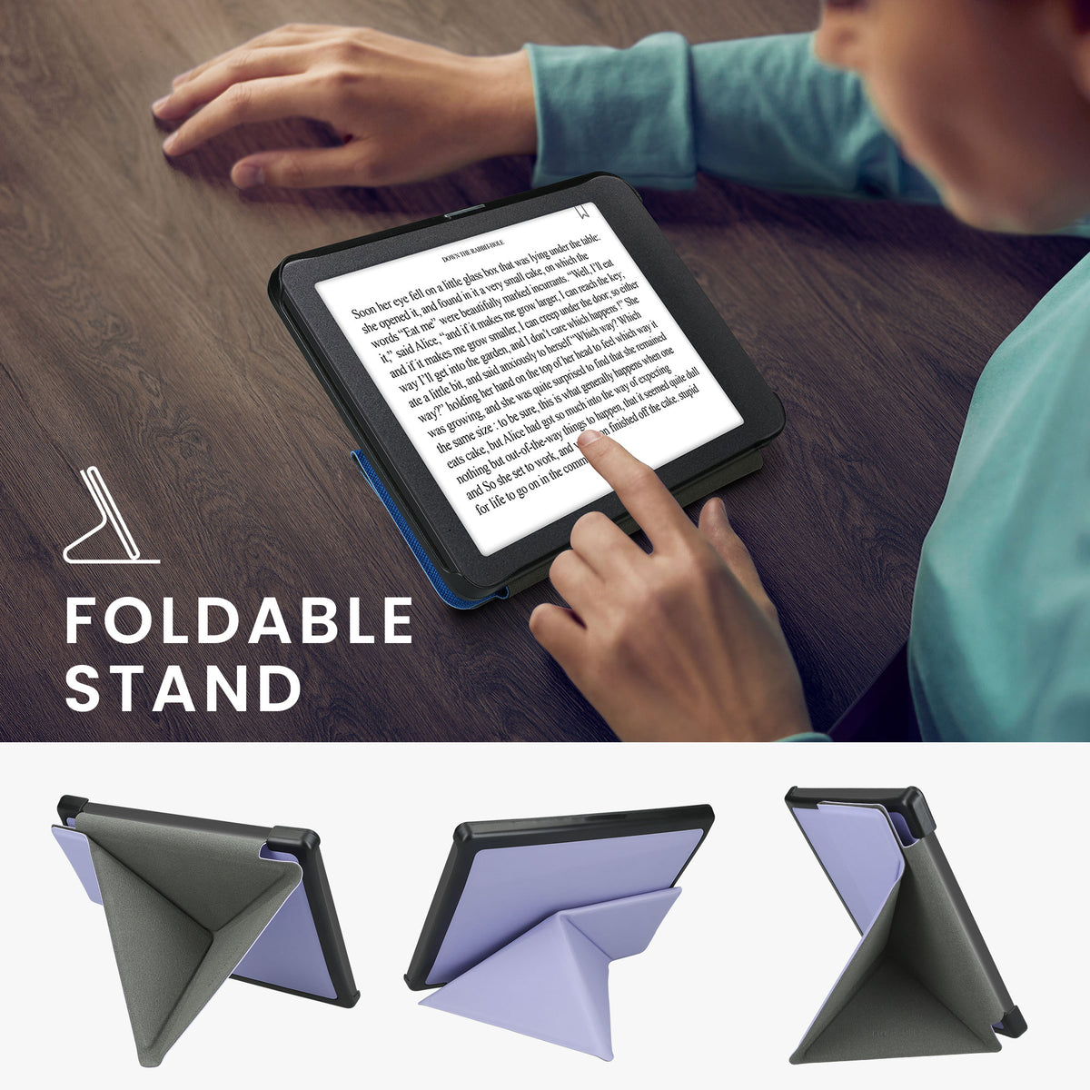kwmobile Schutzhülle Kobo Aura Edition 1 - Lavendel