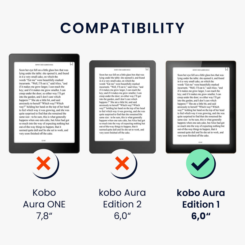 kwmobile Schutzhülle Kobo Aura Edition 1 - Lavendel