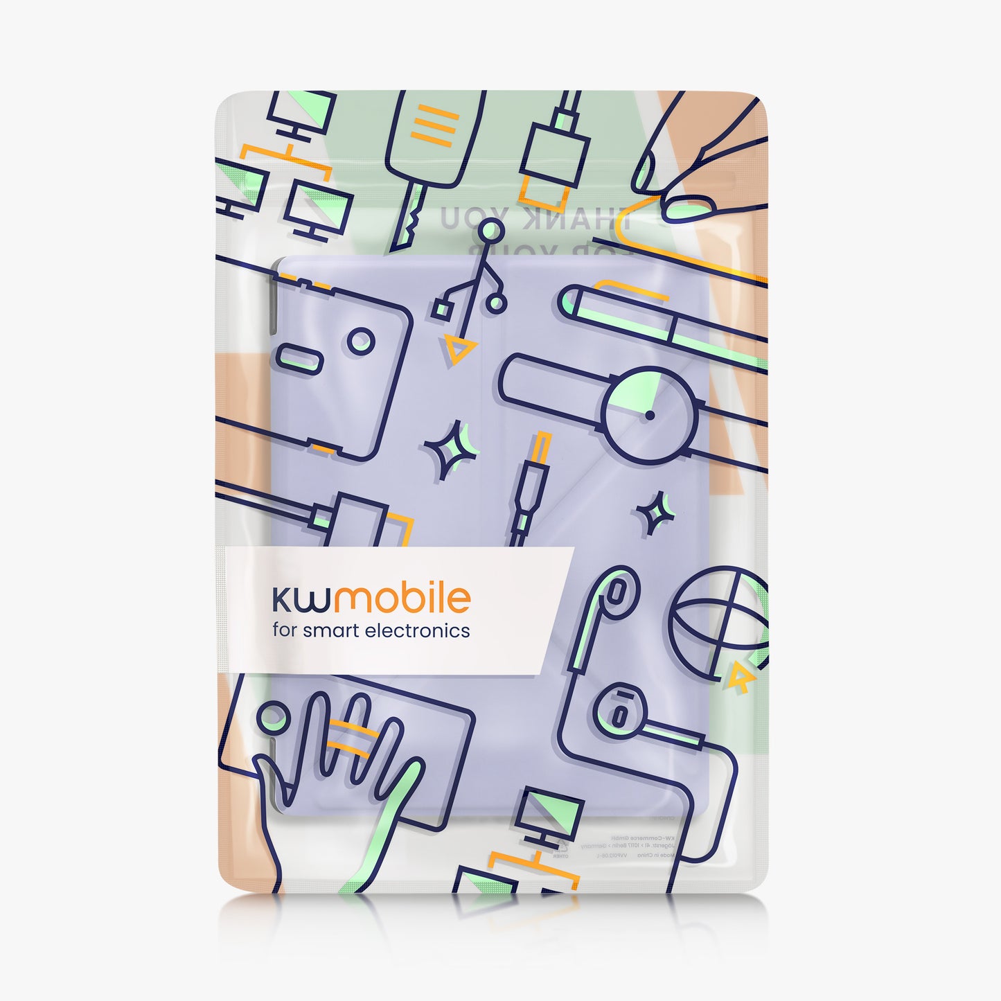 kwmobile Schutzhülle Kobo Aura Edition 1 - Lavendel