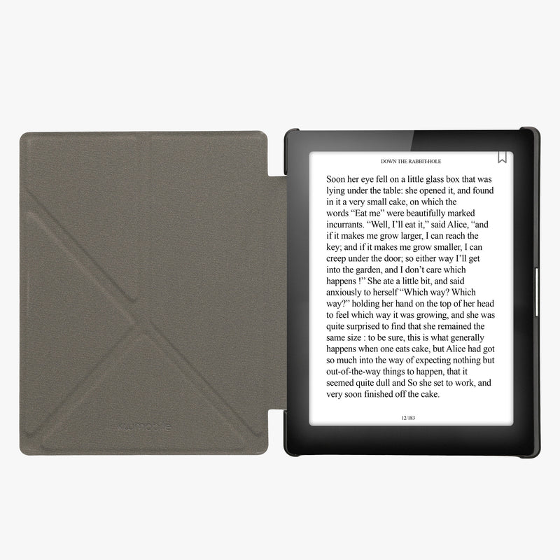 kwmobile Kunstleder eReader Hülle Kobo Aura Edition 1 - Schwarz
