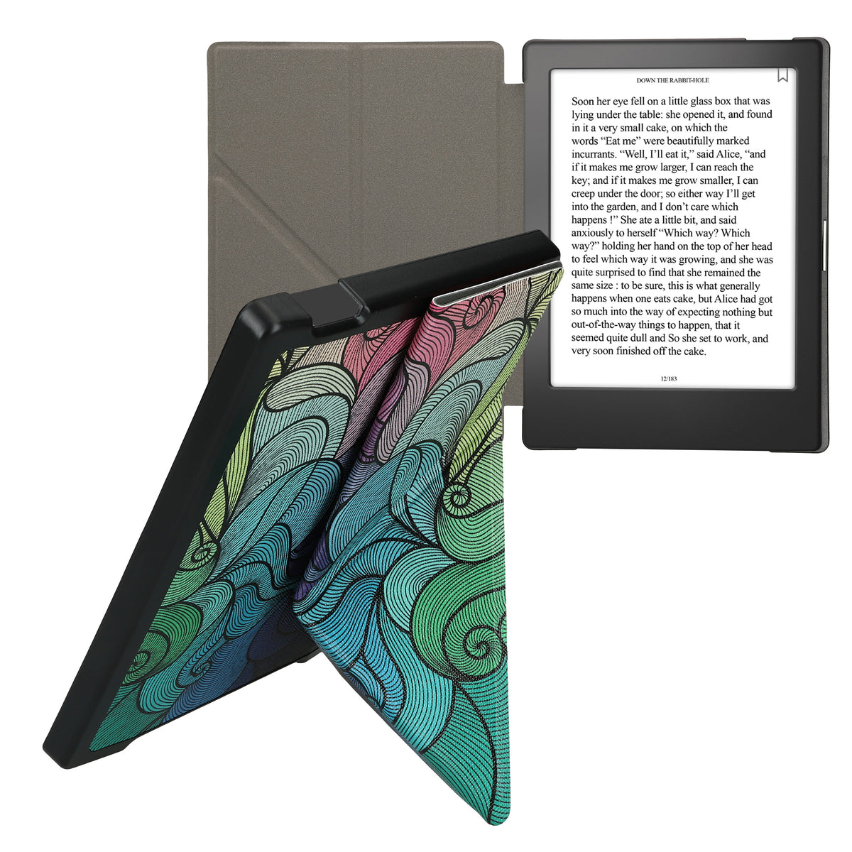 kwmobile Kunstleder eReader Hülle Kobo Aura H2O Edition 1 - Pink