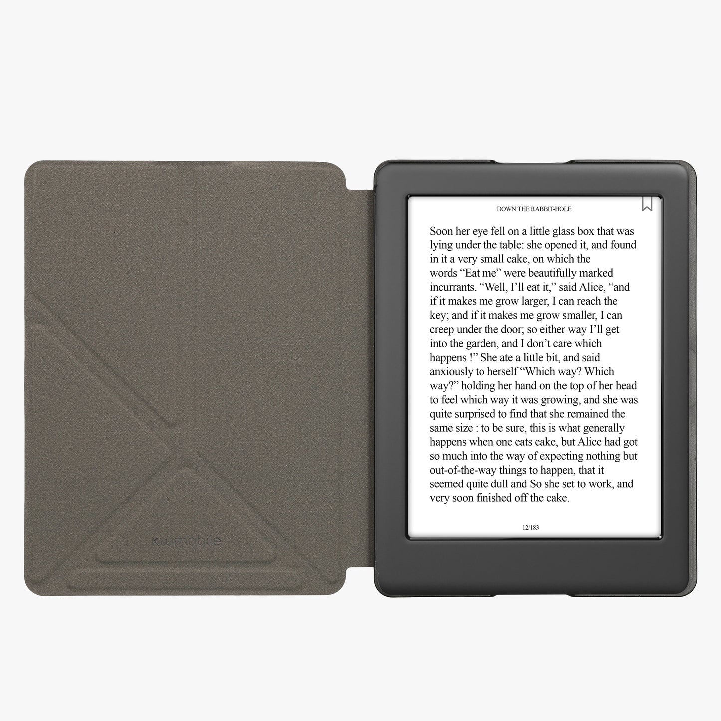 kwmobile Kunstleder eReader Hülle Kobo Glo HD - Bibliothek Motto