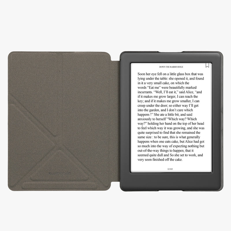 kwmobile Kunstleder eReader Hülle Kobo Glo HD - Bibliothek Motto