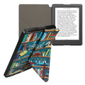 kwmobile Kunstleder eReader Hülle Kobo Glo HD - Bibliothek Motto