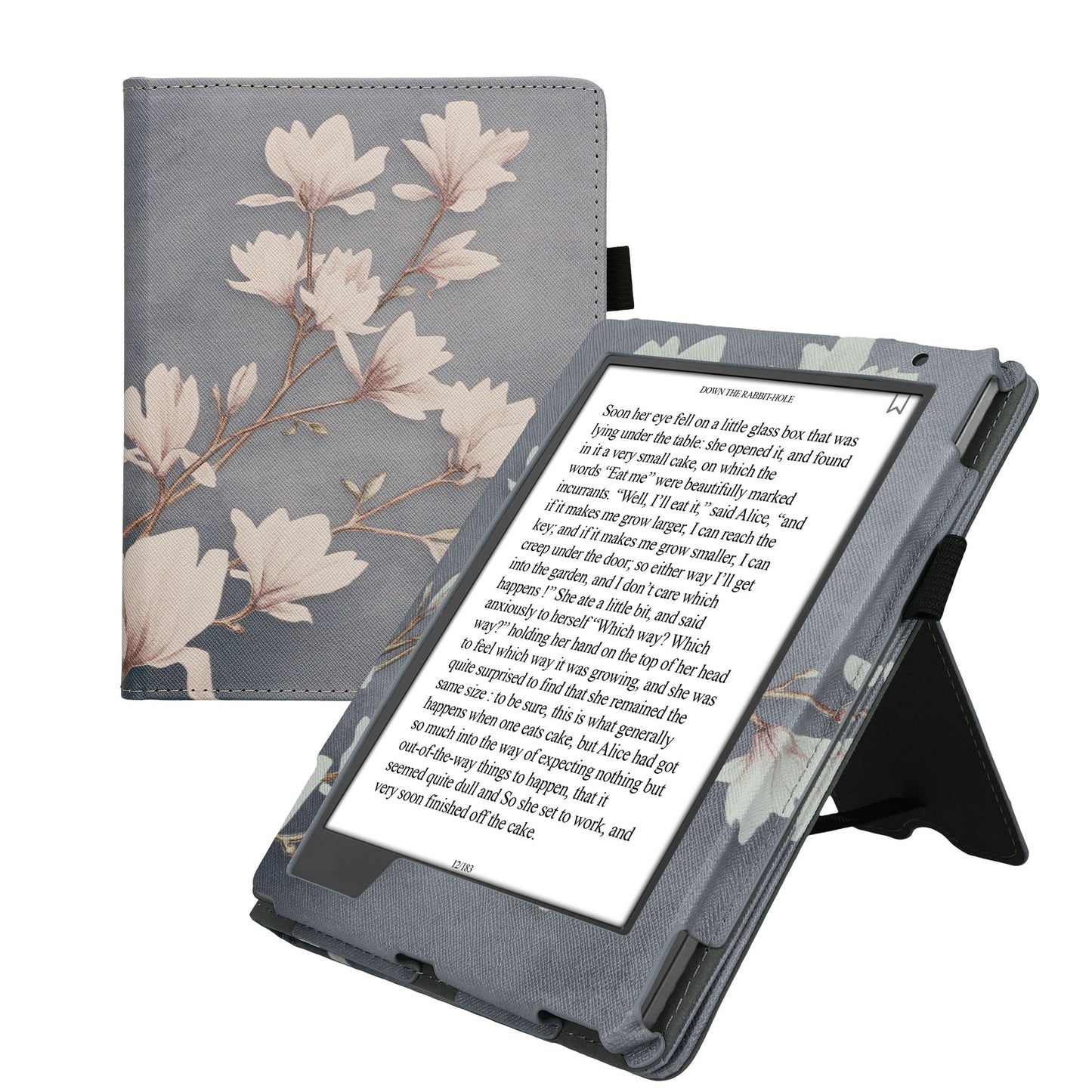 kwmobile Flip Cover Kobo Aura H2O Edition 2 - Taupe