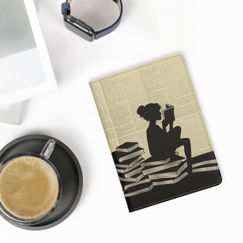 kwmobile Schutzhülle Kobo Aura ONE Flip Case - Schwarz