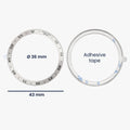kwmobile Protective Ring compatible with Samsung Galaxy Watch 6 Classic 43mm Fitness Tracker