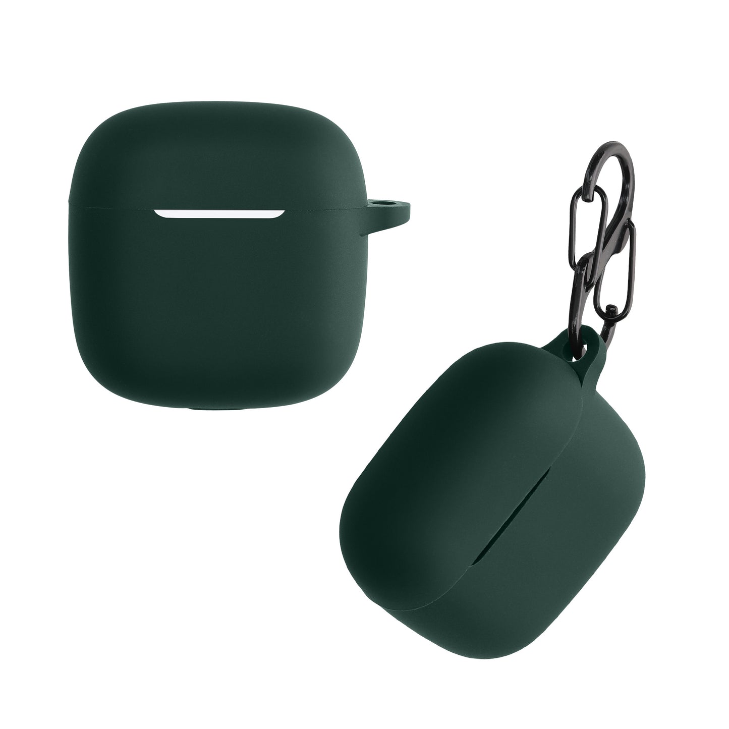 kwmobile Schutzhülle für Huawei FreeBuds SE2 / SE3 Hülle - TPU Case für Kopfhörer Ladecase - stoßfestes Cover mit Karabiner