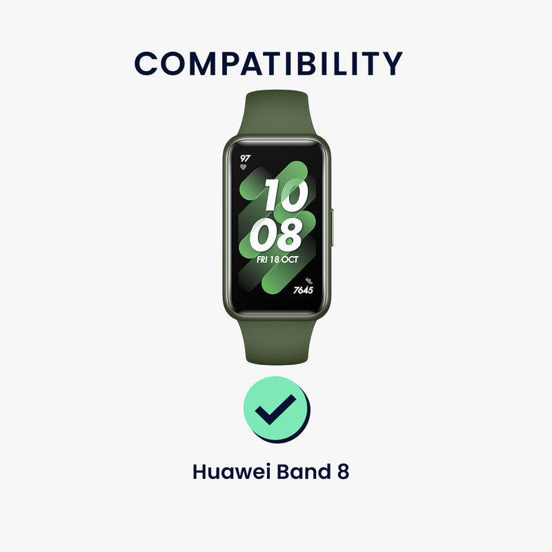kwmobile Displayschutzfolie kompatibel mit Huawei Band 10 / 9 / 8 Folie - Schutzfolie für Fitness Tracker - robuster Displayschutz