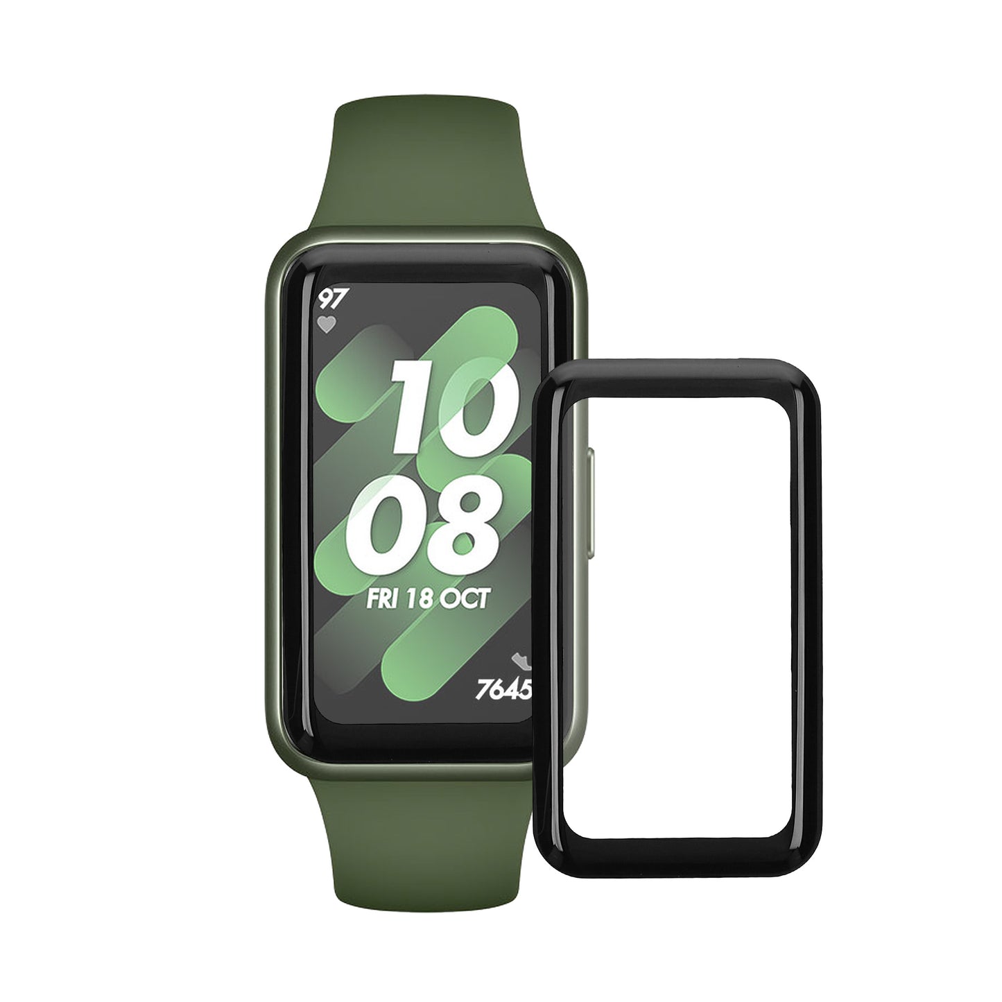 kwmobile Displayschutzfolie kompatibel mit Huawei Band 10 / 9 / 8 Folie - Schutzfolie für Fitness Tracker - robuster Displayschutz