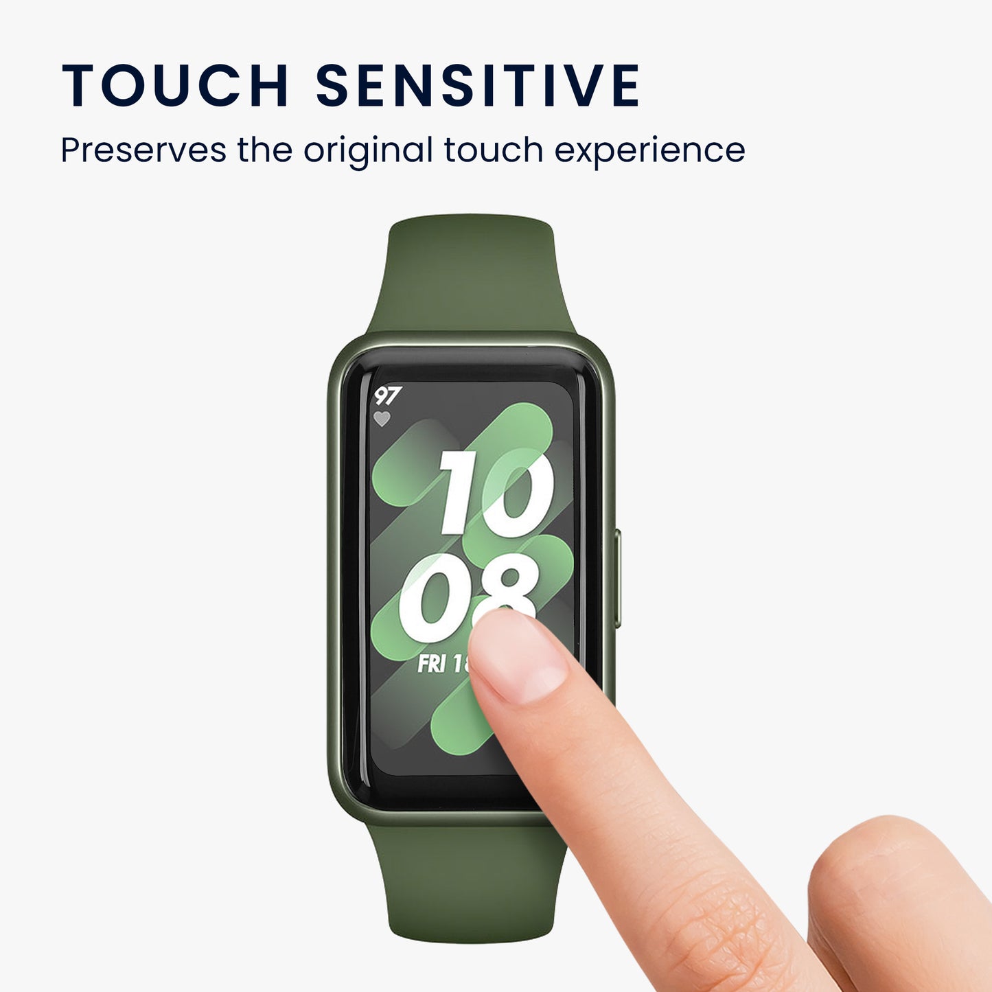 kwmobile Displayschutzfolie kompatibel mit Huawei Band 10 / 9 / 8 Folie Schutzfolie für Fitness Tracker robuster Displayschutz