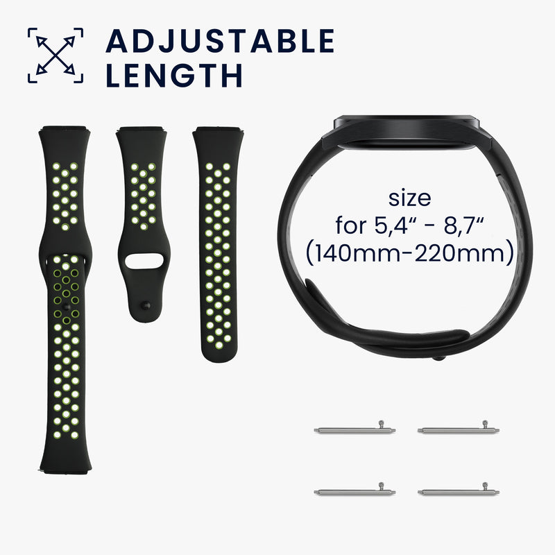 kwmobile Watch Strap for Xiaomi Redmi Watch 3 Active Bracelet Fitness Tracker Band Set Replacement Strap Smartwatch