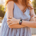 kwmobile Schutzhülle kompatibel mit Huawei Watch Fit Schutzrahmen - Glitzer Schutz Zubehör