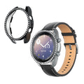 kwmobile 2x Hülle kompatibel mit Samsung Galaxy Watch 3 (41mm) Schutzhülle Schutzrahmen - Glitzer Schutz Zubehör in Schwarz