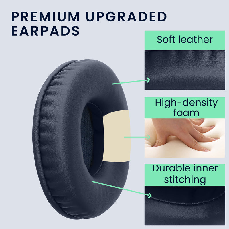 kwmobile Ohr Polster für OneOdio Pro 10 / Pro M / Pro C - Ersatz Ohrpolster - Kopfhörer Ersatzteile - Kopfhörer Ersatzpolster für Over Ear Headphones