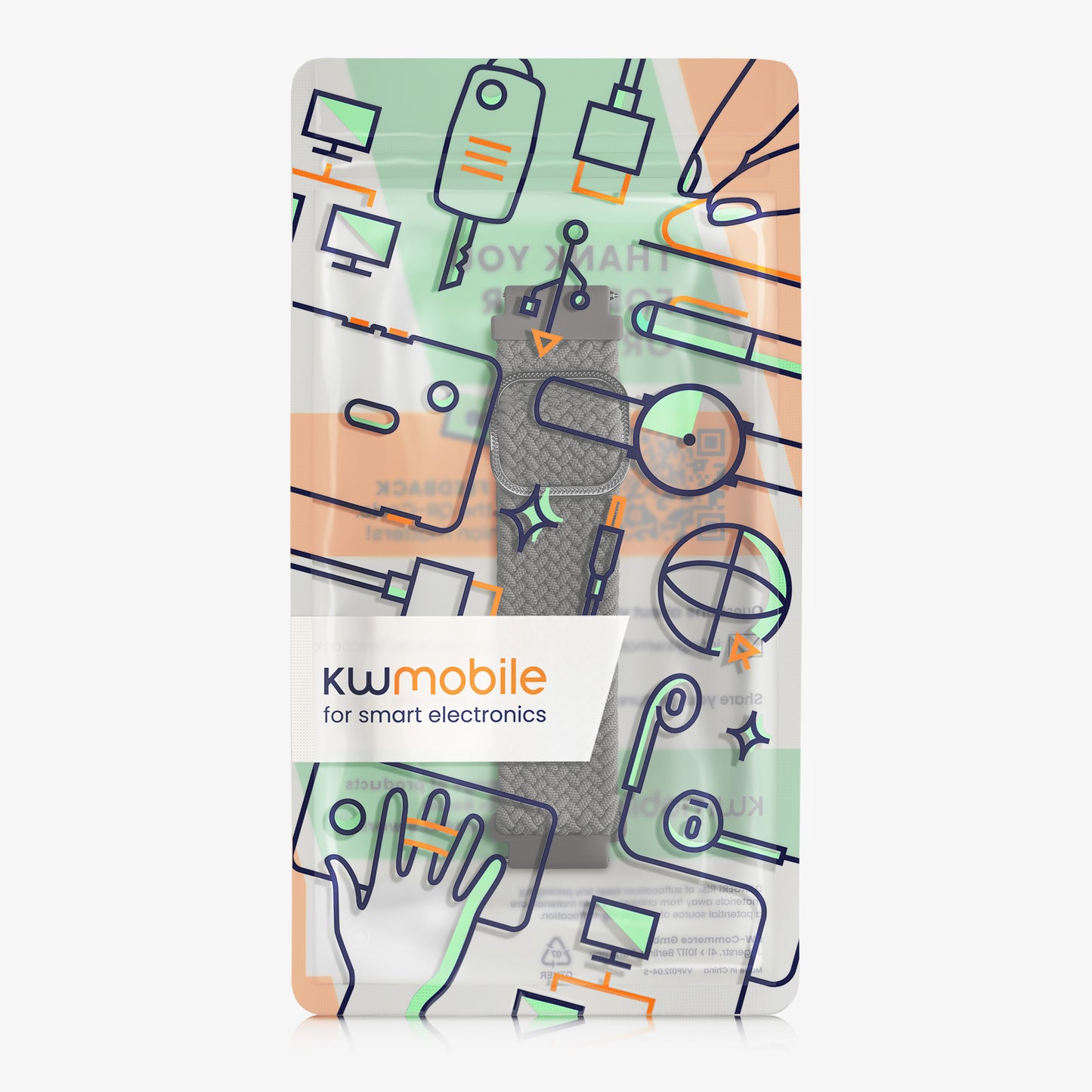 kwmobile Armband kompatibel mit Garmin Venu Sq 2 Music / Sq 2 / Vivoactive 6 / Vivoactive 5