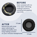 kwmobile Ohr Polster für AudioTechnica ATH-S200BT / ATH-S220BT Ohrpolster Ersatz Ohrpolster Kopfhörer Ersatzteile Kopfhörer Ersatzpolster für Over Ear Headphones
