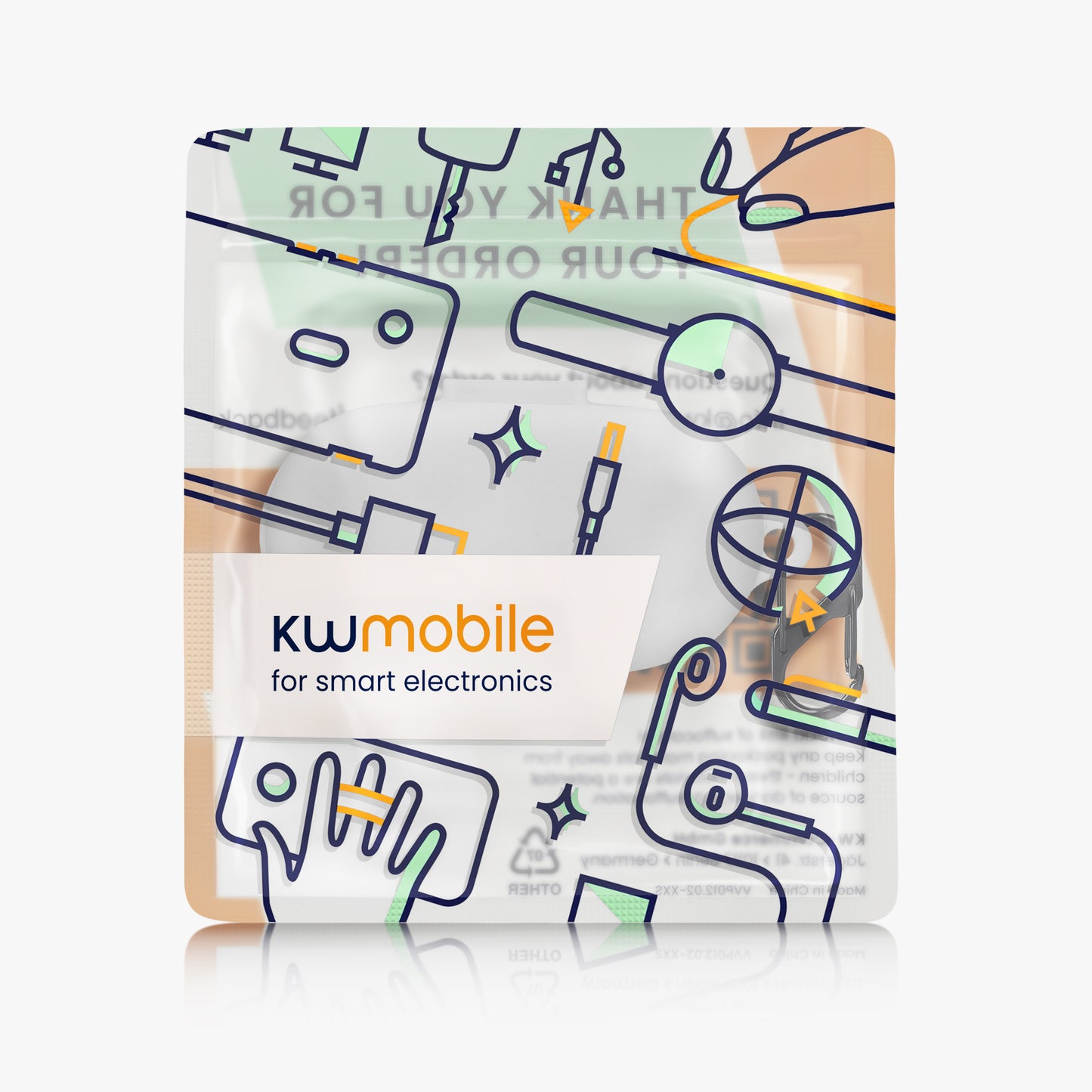 kwmobile Schutzhülle für JBL Soundgear Sense Hülle - TPU Case für Kopfhörer Ladecase - stoßfestes Cover mit Karabiner