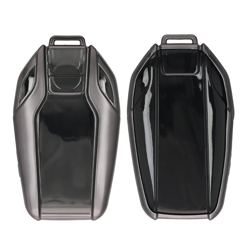kwmobile Schlüsselhülle für BMW Display Key Autoschlüssel Hülle - Autoschlüssel Schlüssel Hülle aus TPU Silikon - Schlüsselschutz Gehäuse in Schwarz matt Schwarz Schwarz matt  [dsg01]