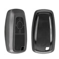Ford 2-Button Keyless Go Silicone Car Key Cover Silver Grey