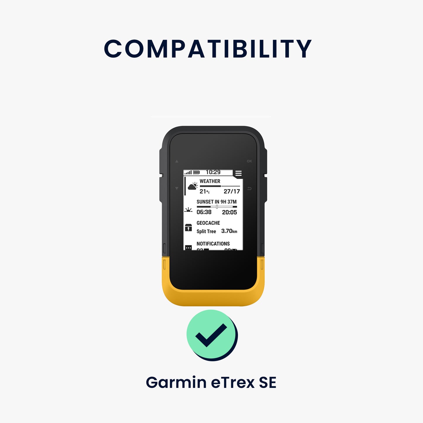 kwmobile Hülle für Garmin eTrex SE Schutzhülle - Hülle für GPS Handgerät - Case