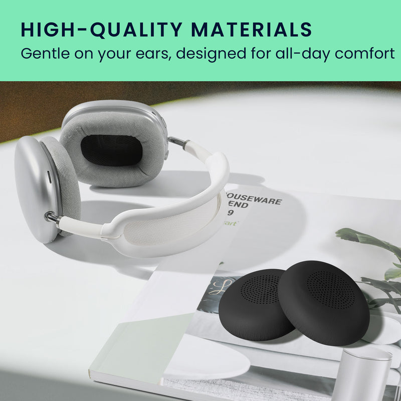 kwmobile Ohr Polster für Jabra Evolve 2 65 / Evolve 65 SE Ohrpolster - Ersatz Ohrpolster - Kopfhörer Ersatzteile - Kopfhörer Ersatzpolster für Over Ear Headphones