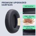 kwmobile Ohr Polster für Anker Soundcore Q20i - Ersatz Ohrpolster - Kopfhörer Ersatzteile - Kopfhörer Ersatzpolster für Over Ear Headphones