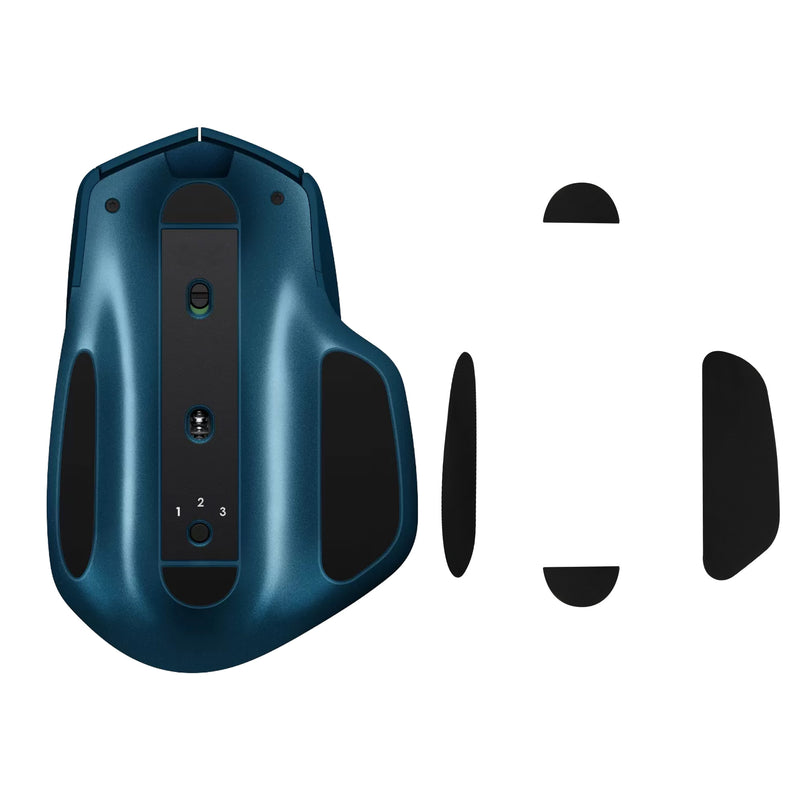 kwmobile Mouse Feet Sticker kompatibel mit Logitech MX Master 2S Ersatz Glider - Mausfüße passgenau - Glides in Schwarz Schwarz  