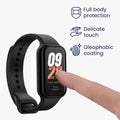 kwmobile Silikon Hülle für Xiaomi Smart Band 8 Active / Redmi Band 2 Schutzhülle - Fullbody Display Cover Set aus Silikon