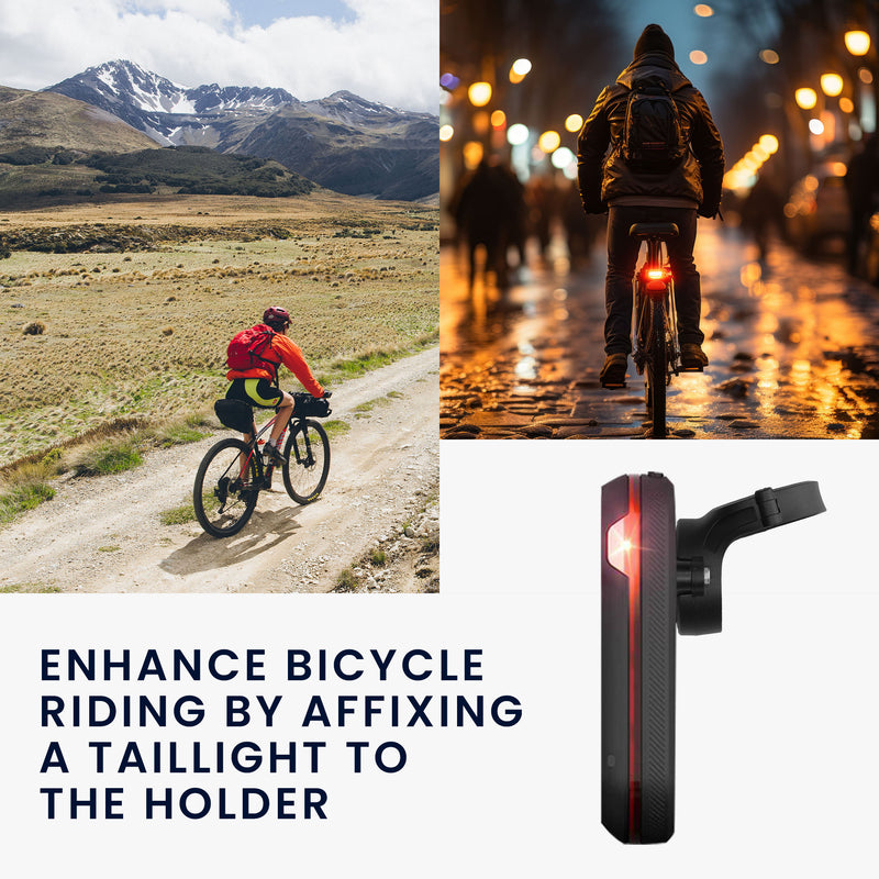 kwmobile Fahrrad Rücklicht Halterung kompatibel mit Garmin Varia RTL510 / Varia RTL515 / Varia RVR315 / Edge 540 Halter - GPS Fahrradhalterung - Seat Holder for GPS