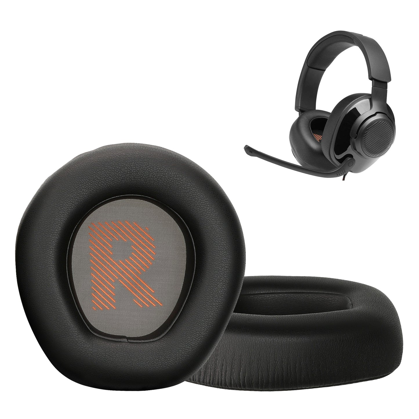 kwmobile Ohr Polster für JBL Quantum 300 Ohrpolster Ersatz Ohrpolster Kopfhörer Ersatzteile Kopfhörer Ersatzpolster für Over Ear Headphones