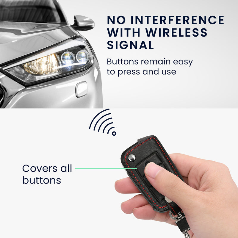 Faux Leather Cover compatible with VW Golf 7 MK7 Car Key