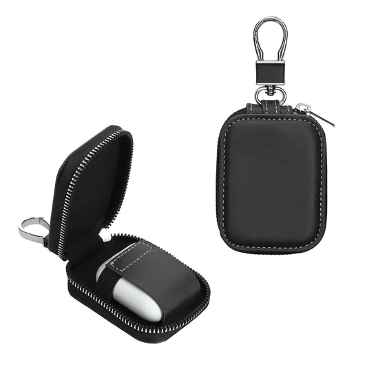 Faux Leather In-Ear Headphone Case 6 x 5 cm