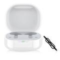 kwmobile Hülle für JBL Wave 300 TWS Case - TPU Silikon Schutzhülle - Kopfhörer Cover - Transparent Transparent  