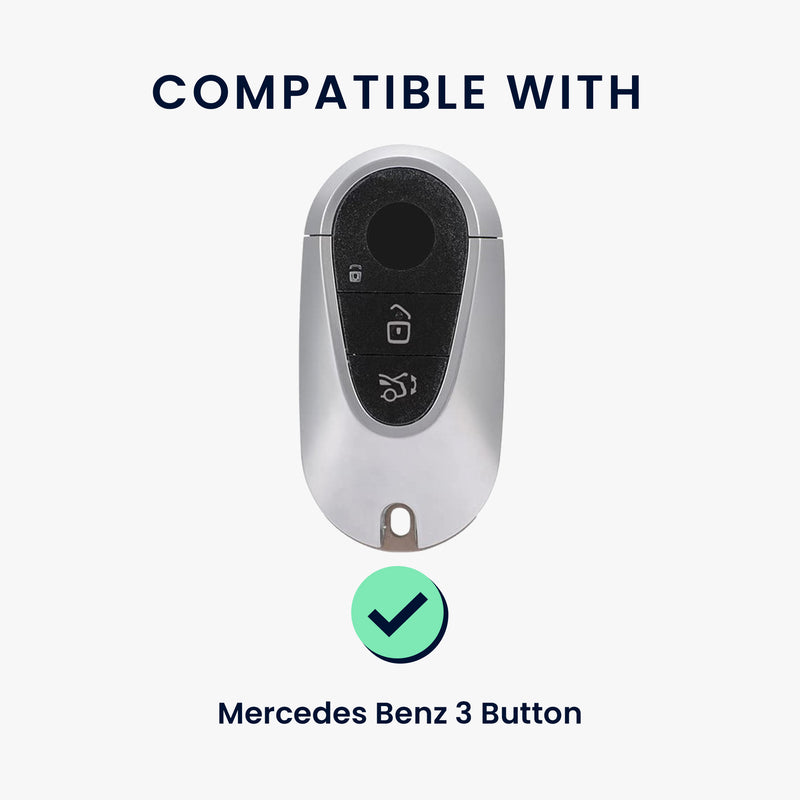 Case for Mercedes Benz 3-Button Smart Car Key
