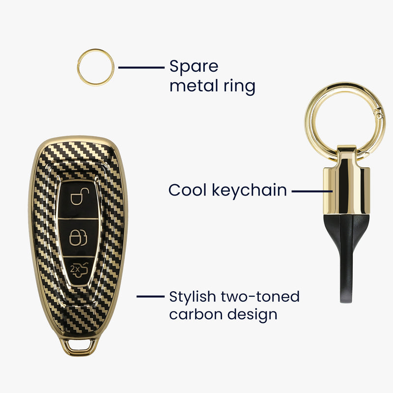 Case for Ford 3-Button Car Key Keyless Go