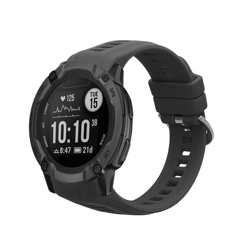 kwmobile Silikon Uhrenarmband für Garmin Instinct 2S Armband - Ersatzarmband für Fitnesstracker - Wechselarmband Smartwatch