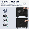 kwmobile 24" TV Outdoor TV Abdeckung - Fernseher Hülle Bildschirmschutz - Schutzhülle wetterfest