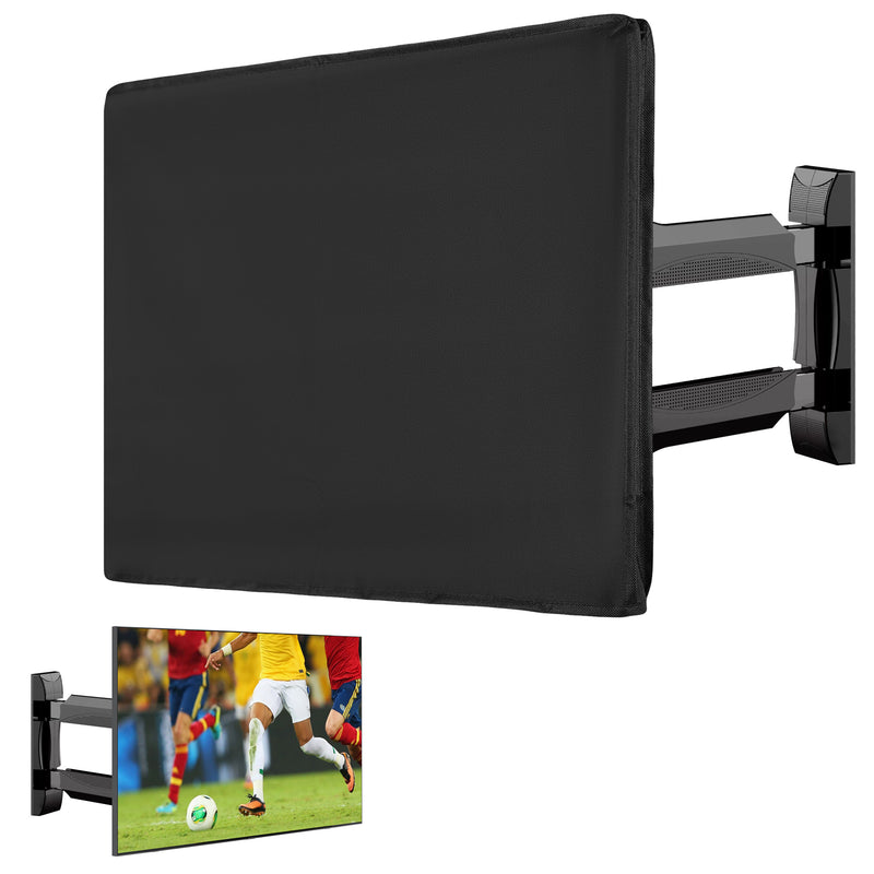 kwmobile 24" TV Outdoor TV Abdeckung - Fernseher Hülle Bildschirmschutz - Schutzhülle wetterfest