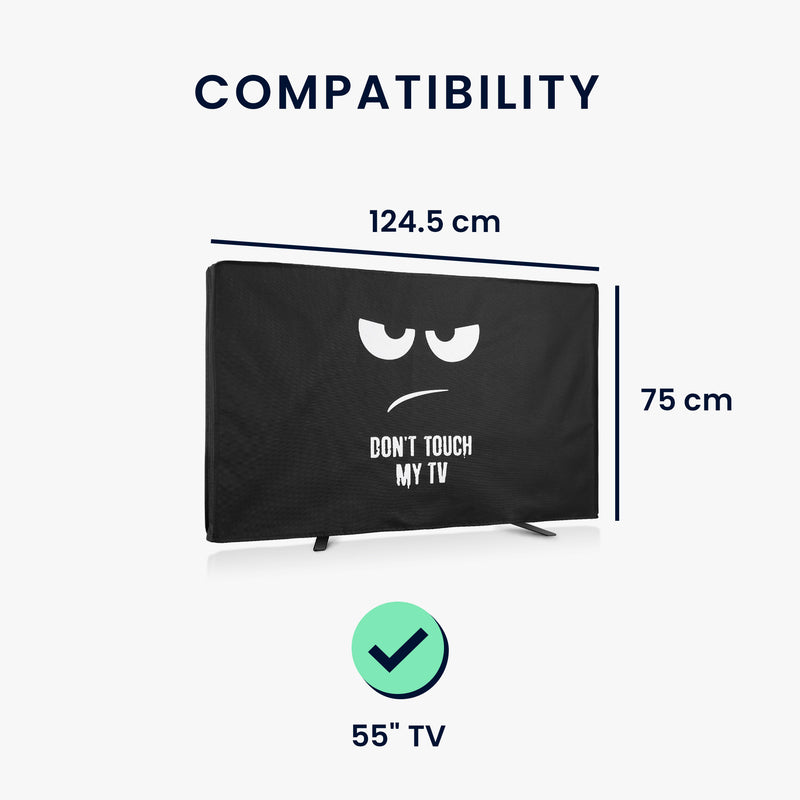 kwmobile 55" TV Abdeckung Outdoor - TV Abdeckung - Outdoor Fernsehabdeckung - Fernseher Hülle Bildschirmschutz - Schutzhülle wetterfest