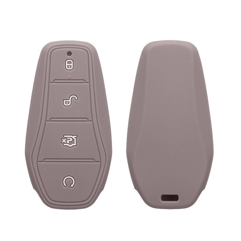 kwmobile Schlüsselhülle für BYD Atto 3 / Sealion / Han / Tang / Dolphin / Seal Hülle - Autoschlüssel Schlüssel Hülle aus Silikon - Schlüsselschutz Gehäuse in Purple Cloud Purple Cloud  