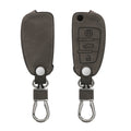 Audi 3-Button Flip Key Faux Leather Car Key Cover