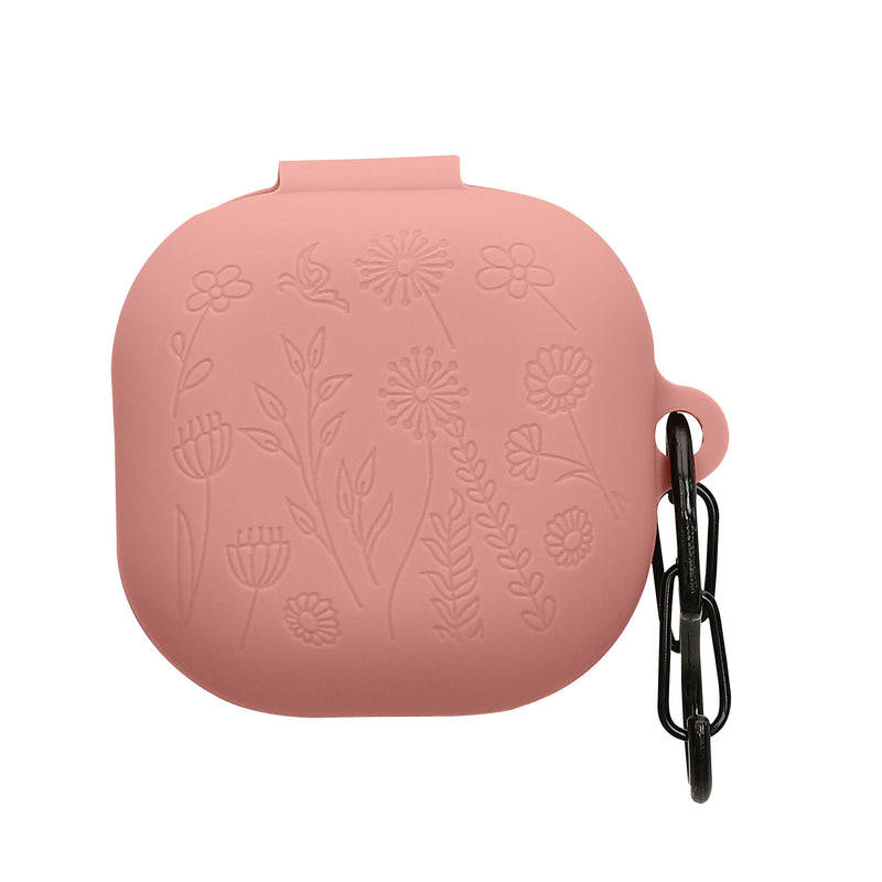 kwmobile Silikon Case für Samsung Galaxy Buds FE Hülle - Kopfhörer Schutzhülle mit Karabiner